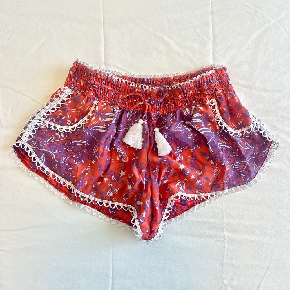 Poupette St Barth Eva Silk Shorts - Size XS